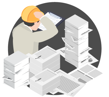 汚損・紛失・字が読めない・書き漏れの脆弱さ