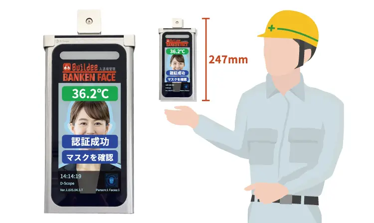 体表面温度の自動測定による体調管理